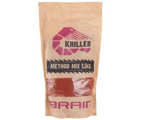 Прикормка Метод микс Brain Kriller (кальмар/специи) 1.5 кг