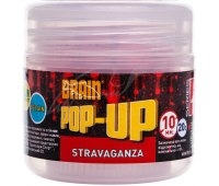 Бойлы Brain Pop-Up F1 Stravaganza (клубника с икрой) 12 мм (15 гр)