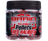 Пеллетс Brain Red Halibut Pre drilled 20 мм (0.25 кг)