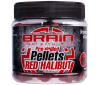 Пеллетс Brain Red Halibut Pre drilled 14 мм (0.25 кг)