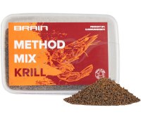Прикормка Метод Микс Brain Krill 400гр (Карп) креветка