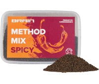 Прикормка Метод Микс Brain Spicy 400гр (Карп) специи