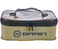 Емкость для прикормки и насадки Brain EVA Box с крышкой (270х170х95 мм) цвет хаки