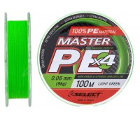 ∅0.06мм Шнур Select Master PE 100м (салатовый) 9кг