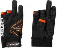 Перчатки Select Master SL-GM (цв. черный/оранжевый) рыболовные