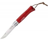 Нож складной Opinel 8 VRI Trekking цвет Красный