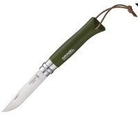Нож складной Opinel 8 VRI Trekking цвет Зеленый
