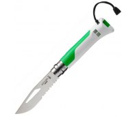 Нож складной Opinel 8 VRI Outdoor цвет Зеленый/белый