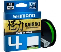 0.19 Шнур Shimano Kairiki 4 PE (150 м) 11.6 кг цв. Mantis Green