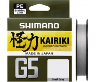 0.13 Шнур Shimano Kairiki G5 (150 м) 4.1 кг цв. Steel Gray