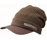 Шапка Shimano Breath Hyper +°C Knit Cap 18 (цв. коричневый)