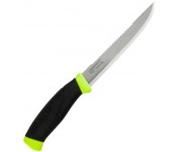 Нож Morakniv Fishing Comfort Scaler 150 (stainless steel) цв. черный с зеленым