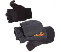 Перчатки-варежки Norfin Junior с клапаном на магните (черные)