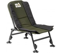 Кресло Skif Outdoor Comfy S (150 кг) с регулируемой спинкой (цв.dark green/black)