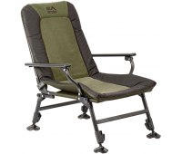 Кресло Skif Outdoor Comfy L (150 кг) с регулируемой спинкой (цв.olive/black)