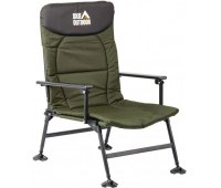 Кресло Skif Outdoor Comfy M (150 кг) с регулируемой спинкой (цв.dark green)