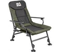 Кресло Skif Outdoor Comfy L (150 кг) с регулируемой спинкой (цв.dark green/black)