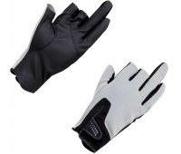 Перчатки Shimano Pearl Fit 3 Gloves (3 пальца открыты) цв.серый