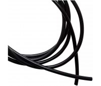 Кембрик силиконовый Fladen Silicon Tube Rig ∅1.0 мм (100 см) черный
