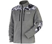 Куртка флисовая Norfin Glacier Gray Camo (цвет серый/камуфляж)