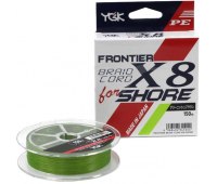 0.205 Шнур YGK Frontier Braid Cord X8 зеленый (150 м) 11.3 кг (25 Lb)