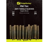 Противозакручиватель RidgeMonkey RM-Tec Anti Tangle Sleeves Short (25 мм) цв.Organic Brown