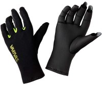 Перчатки Varivas Chloroprene Glove3 VAG-19 (три откидных кончика пальцев) цв. черный/лайм