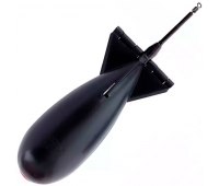 Ракета для прикормки Fox Midi Spomb Black (средняя) цв.черный