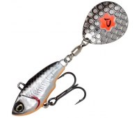 Savage Gear Fat Tail Spin 80mm 24.0g Dirty Silver