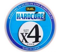 0.209 мм Шнур Duel Hardcore X4 5Color Yellow Marking мультиколор (200 м) 10 кг (#1.5)