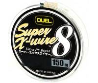 0.17 мм Шнур Duel Super X-Wire 8 Silver (150 м) 9.0 кг (#1.0)
