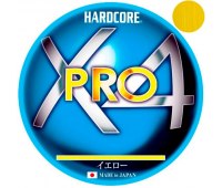 0.21 Шнур Duel Hardcore X4 Pro желтый (200 м) 10.0 кг (25 Lb)