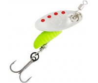 Savage Gear Grub Spinners #0 2.2g Silver Red Lime