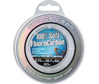 0.33 мм флюорокарбон Savage Gear Soft Fluorocarbon 7.0 кг (50 м) Clear