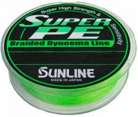 0.128/#0.6 Шнур Sunline Super PE (150m) 3,0кг (6Lb) салатовый