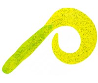 Съедобный силикон Fishing Drugs Snake Twist 2.5" (6 см) #03 Chartreuse (8 шт)