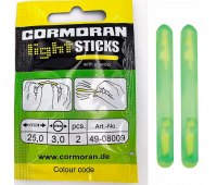 Светлячки рыболовные Cormoran mini (∅ 3 мм, длина 25 мм) цвет зеленый (2 шт)