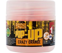 Бойлы Brain Pop-Up F1 Crazy orange (апельсин) 10 мм (20 гр)