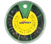 Набор грузил дробинок Osprey средний (от 0.2 до 0.75 ) 50 гр