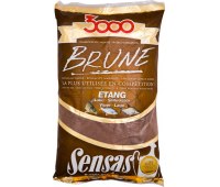 Прикормка Sensas 3000 Brown Lake 1 кг (Универсальная/Плотва)