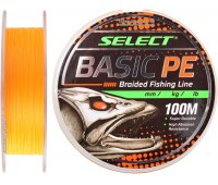 ∅0.14 мм Шнур Select Basic PE 100 м (оранжевый) 6.8 кг
